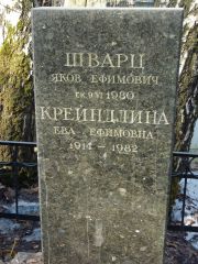 Шварц Яков Ефимович, Москва, Востряковское кладбище